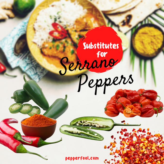 Substitutes for Serrano Peppers
