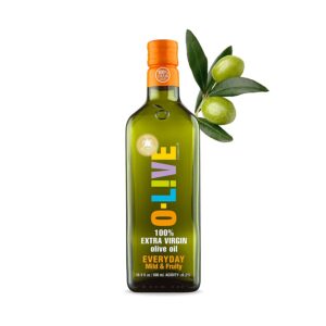 O-Live & Co. Everyday 100% Extra Virgin Olive Oil - 16.9 Fl Oz (500 ml)