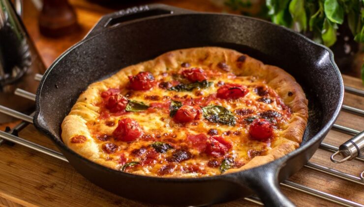 cast iron pan for pizza