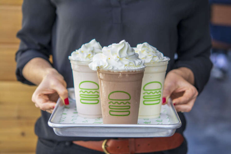 Shake Shack — Choco and Vanilla Milkshake