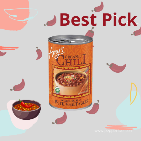 Amy's Organic Chili with Vegetables