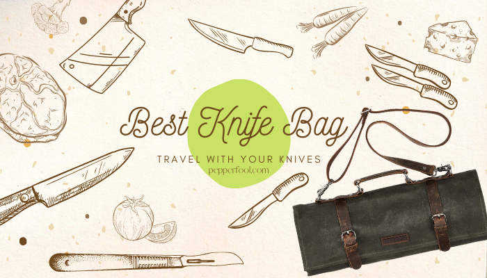 Chef Knife Roll Bag - Handmade Waxed Canvas and Leather Knife Bag Stores 10 Knives + Zipper Pocket and Shoulder Strap 