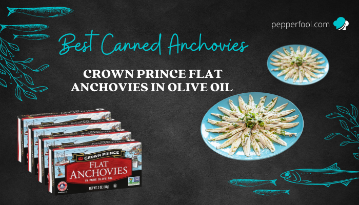 Crown Prince Flat Anchovies in Olive Oil