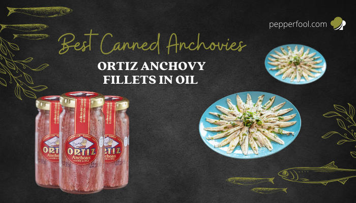 Ortiz Anchovy Fillets in Oil 95 Gram Jar